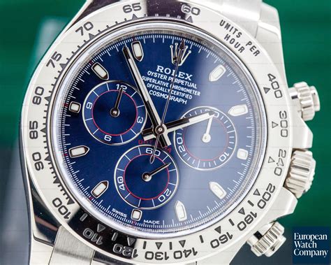 rolex daytona blue dial leather|Rolex daytona value chart.